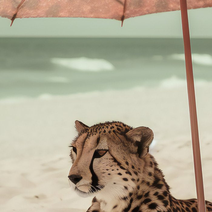 Cheetah's Vacation, Beach Prints Coffee Mug Gallery Image 2