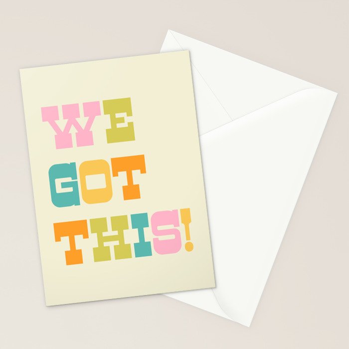 We Got This! Stationery Card Gallery Image 2