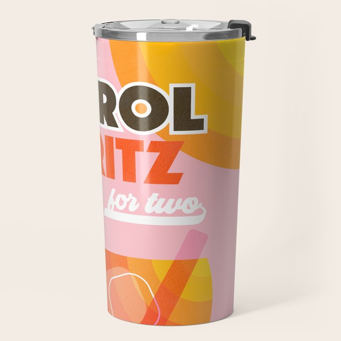 Retro Cocktail Nº1 Aperol Spritz Travel Mug Gallery Image 2