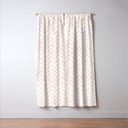 watercolor herringbone - light pink Window Curtain Gallery Image 3