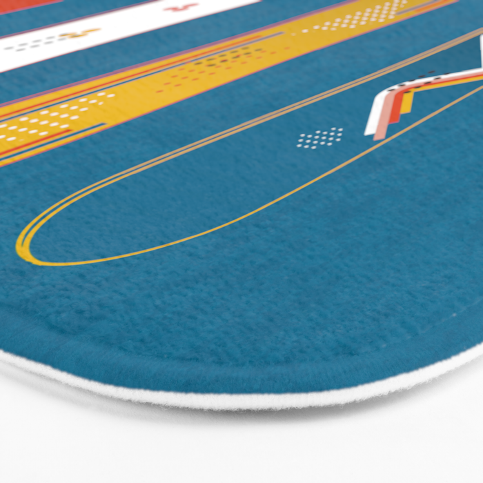 SNOWBOARD DESIGN Bath Mat Gallery Image 3