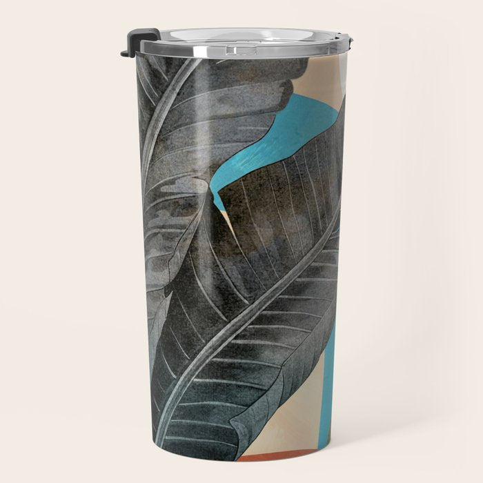 Abstract Tropical Art 16 Travel Mug Gallery Image 3