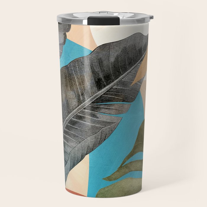 Abstract Tropical Art 16 Travel Mug Gallery Image 1