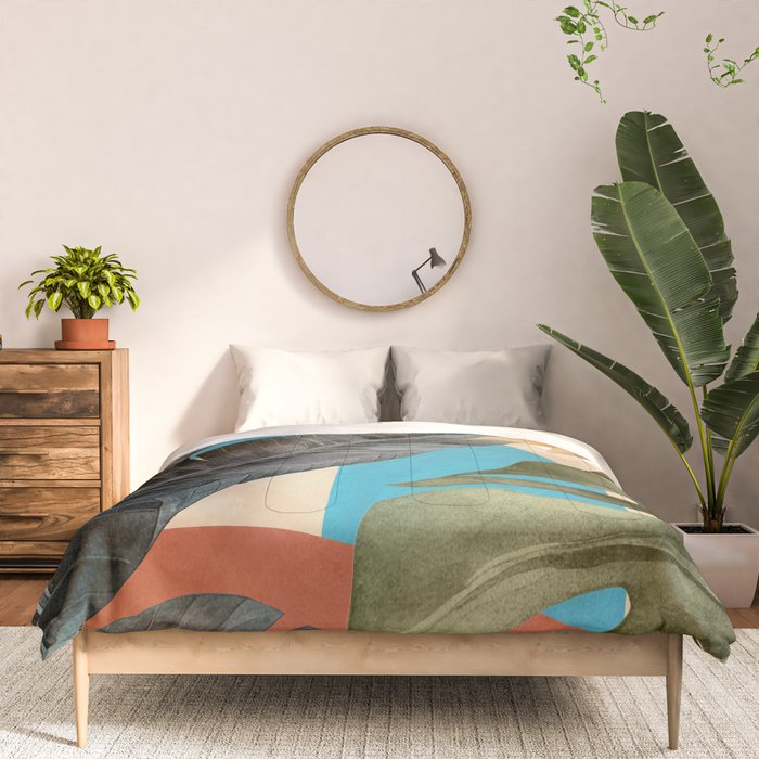 Abstract Tropical Art 16 Comforter Gallery Image 3