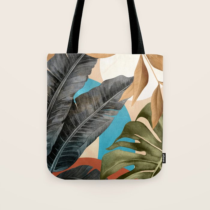 Abstract Tropical Art 16 Tote Bag Gallery Image 1