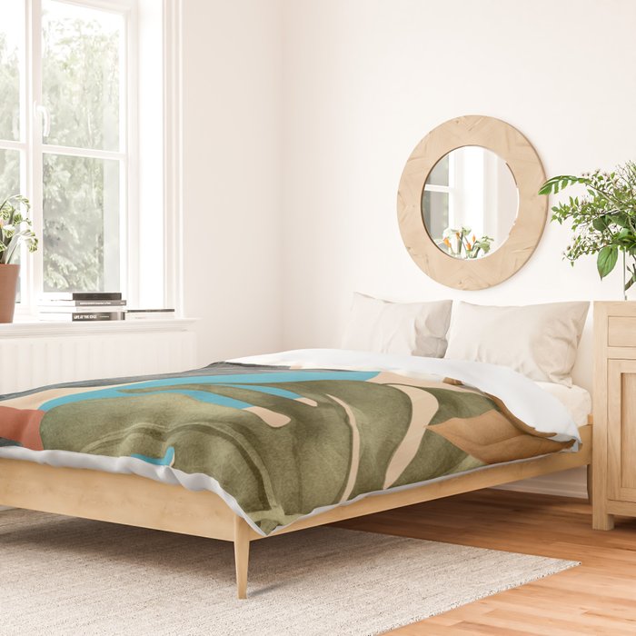 Abstract Tropical Art 16 Duvet Cover Gallery Image 2