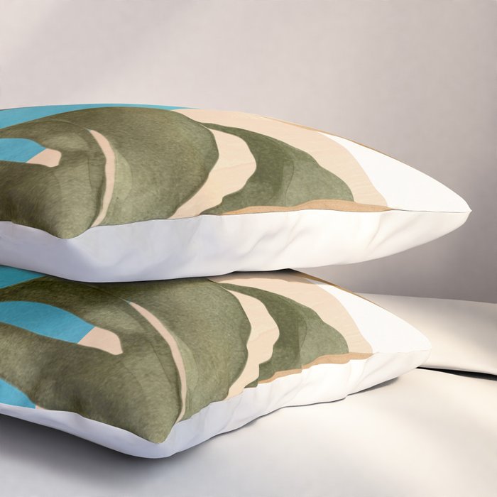 Abstract Tropical Art 16 Pillow Sham Gallery Image 3