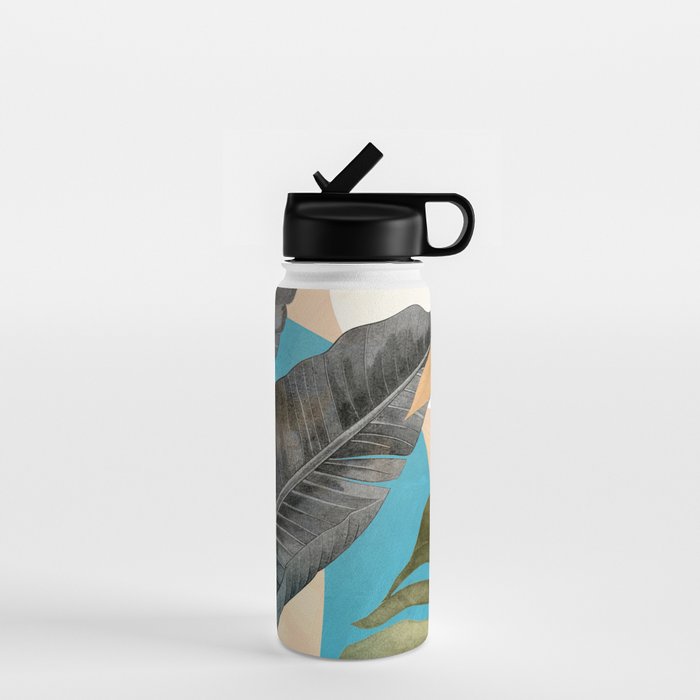 Abstract Tropical Art 16 Water Bottle Gallery Image 1