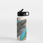 Abstract Tropical Art 16 Water Bottle Gallery Image 1