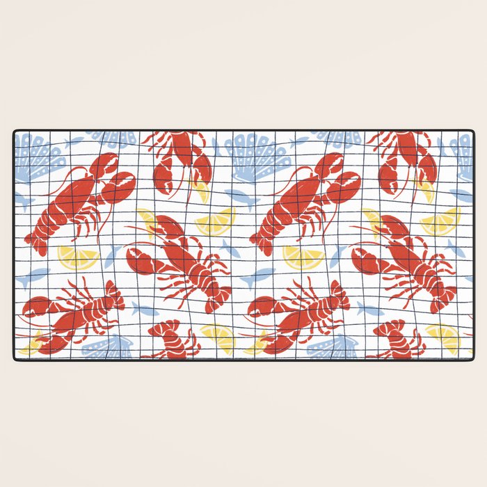 Fresh Catch Summer Lobster Desk Mat Gallery Image 3