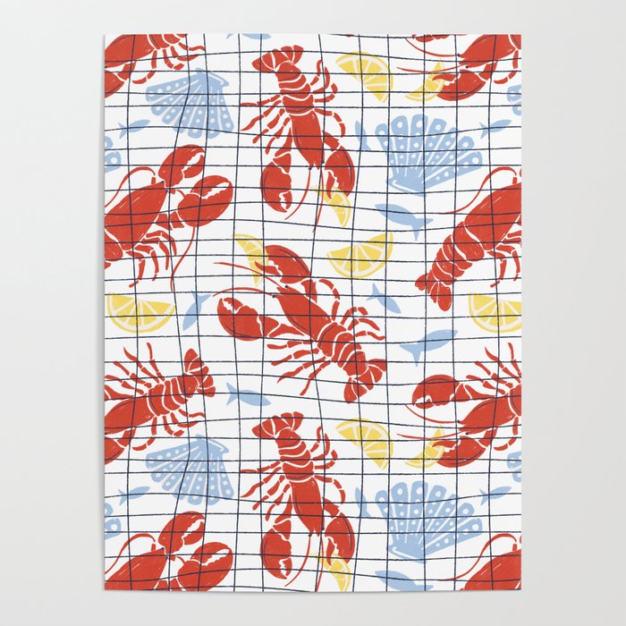 Fresh Catch Summer Lobster Poster Gallery Image 4