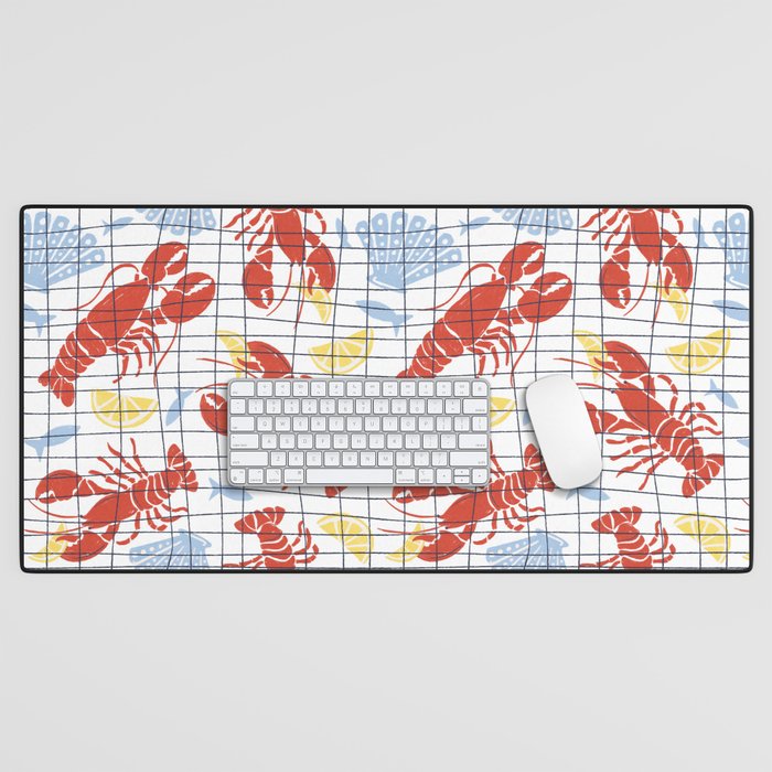 Fresh Catch Summer Lobster Desk Mat Gallery Image 1
