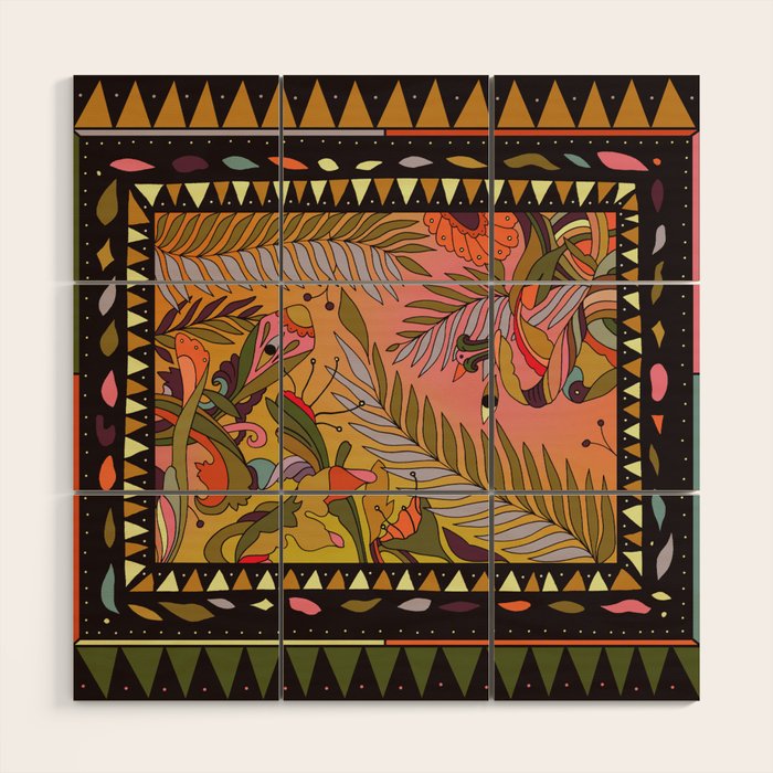 Bohem Wood Wall Art Gallery Image 1