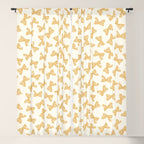 Yellow Stripe Bow Ribbon  Window Curtain Gallery Image 5