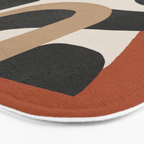 Modern Abstract Minimal Art 1 Bath Mat Gallery Image 3