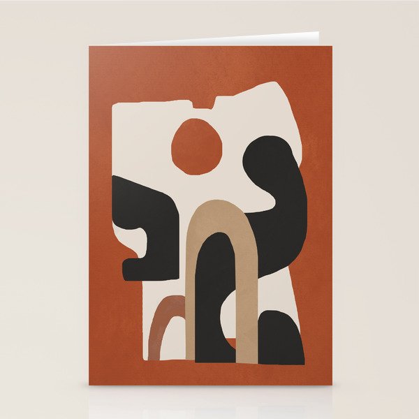Modern Abstract Minimal Art 1 Stationery Card Gallery Image 2