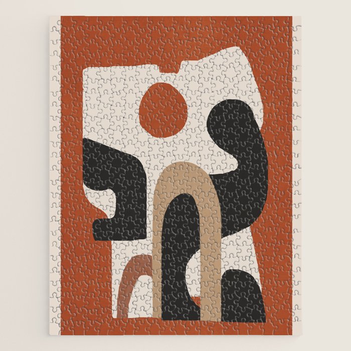 Modern Abstract Minimal Art 1 Jigsaw Puzzle Gallery Image 1