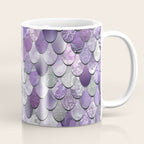 Mermaid Purple and Silver Coffee Mug Gallery Image 1