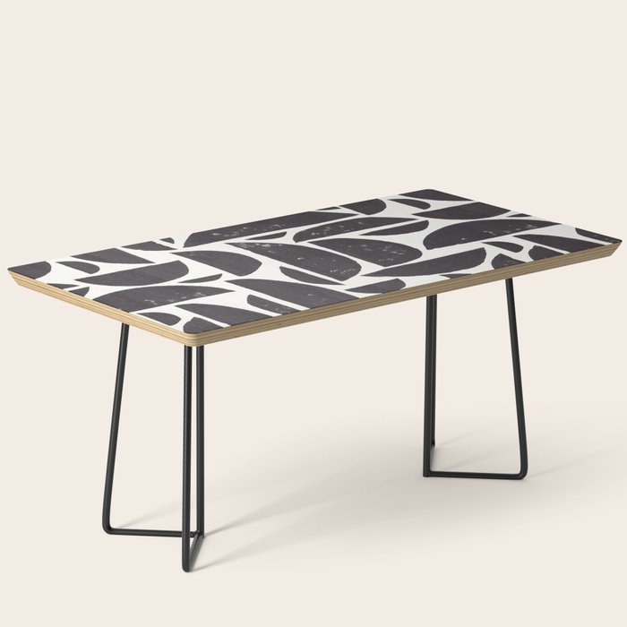 Abstract Linocut Pattern #3 Coffee Table Gallery Image 1