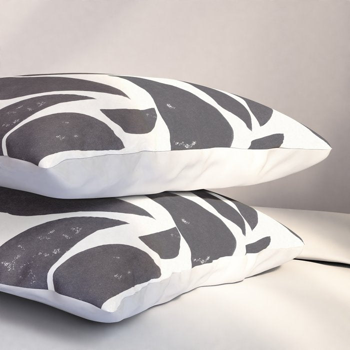 Abstract Linocut Pattern #3 Pillow Sham Gallery Image 3