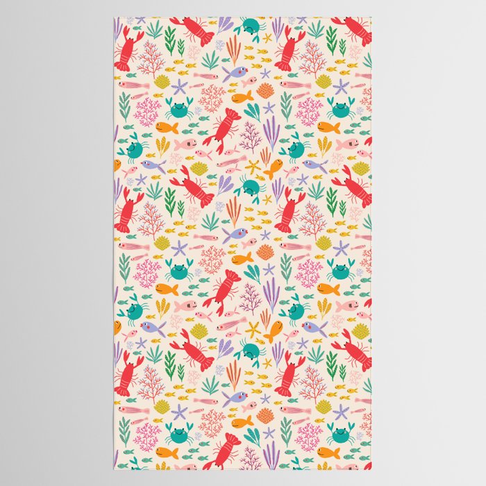 The Happy Ocean  Tablecloth Gallery Image 2