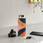 Mallorca: Bauhaus Abstraction 02 Water Bottle Gallery Image 4