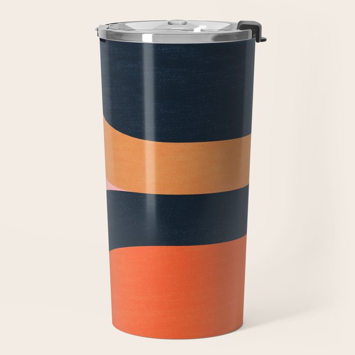 Mallorca: Bauhaus Abstraction 02 Travel Mug Gallery Image 2
