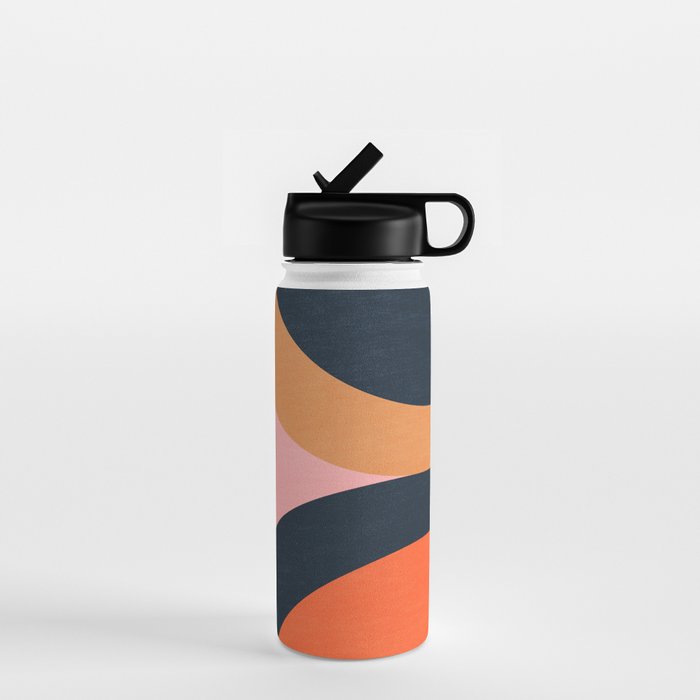 Mallorca: Bauhaus Abstraction 02 Water Bottle Gallery Image 1