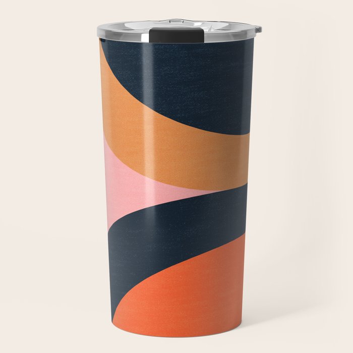 Mallorca: Bauhaus Abstraction 02 Travel Mug Gallery Image 1