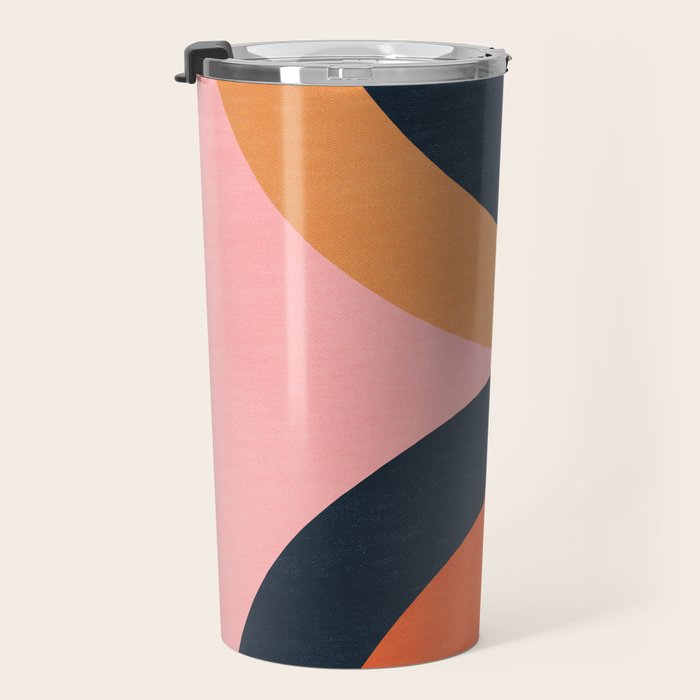 Mallorca: Bauhaus Abstraction 02 Travel Mug Gallery Image 3