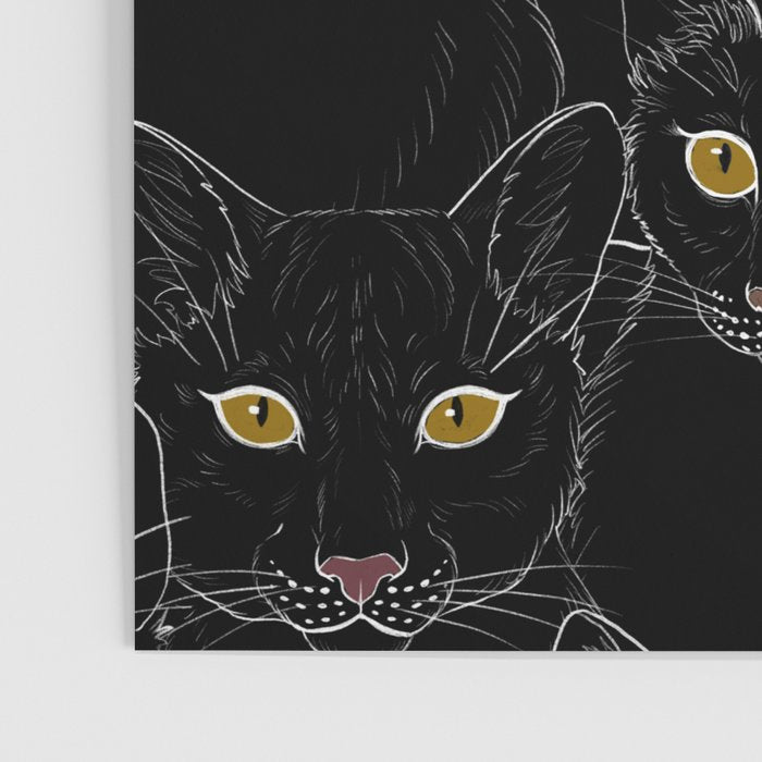 Black Cat Portraits Poster Gallery Image 3