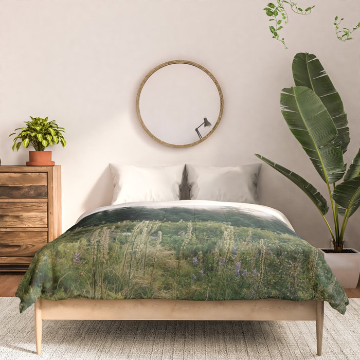 Foggy Green Forest Comforter Gallery Image 3