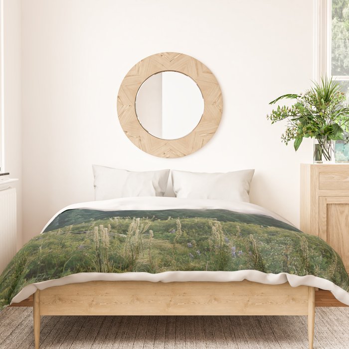 Foggy Green Forest Duvet Cover Gallery Image 3