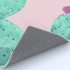 Cactus with pink flowers Rug Gallery Image 4