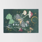 Mushroom night moth Rug Gallery Image 2