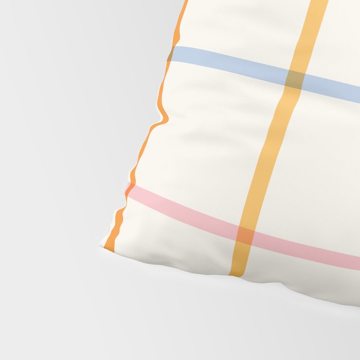 Simple Check - pastel Pillow Sham Gallery Image 4