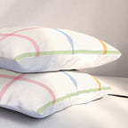 Simple Check - pastel Pillow Sham Gallery Image 3
