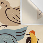 Midwest Birds Guide Wall Tapestry Gallery Image 3