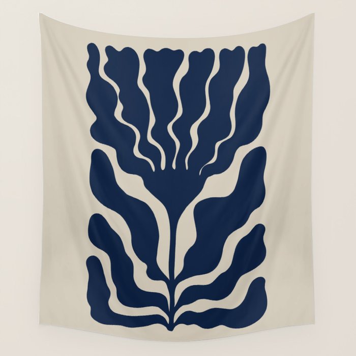 Day Bloom - Blue Wall Tapestry Gallery Image 1