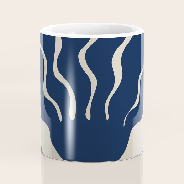 Day Bloom - Blue Coffee Mug Gallery Image 4