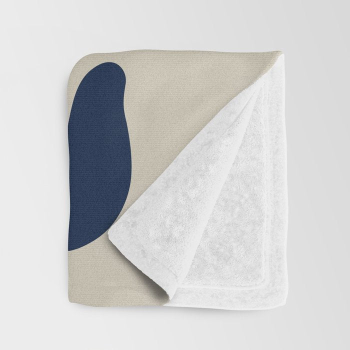 Day Bloom - Blue Throw Blanket Gallery Image 3