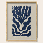 Day Bloom - Blue Serving Tray Gallery Image 1