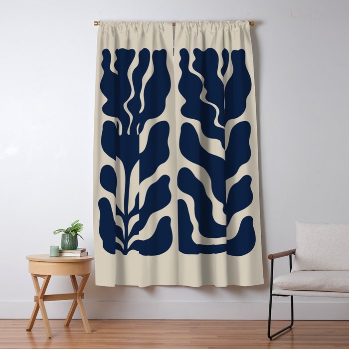 Day Bloom - Blue Window Curtain Gallery Image 5