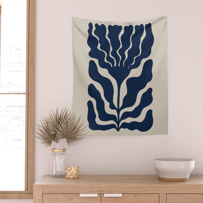 Day Bloom - Blue Wall Tapestry Gallery Image 2