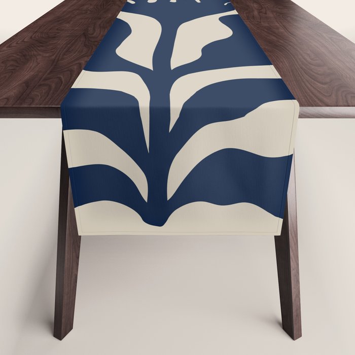 Day Bloom - Blue Table Runner Gallery Image 1