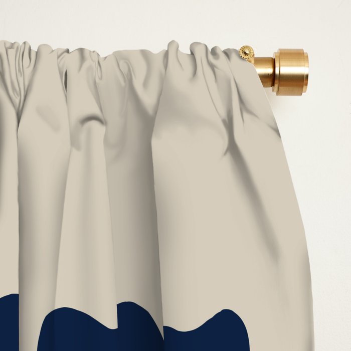 Day Bloom - Blue Window Curtain Gallery Image 2