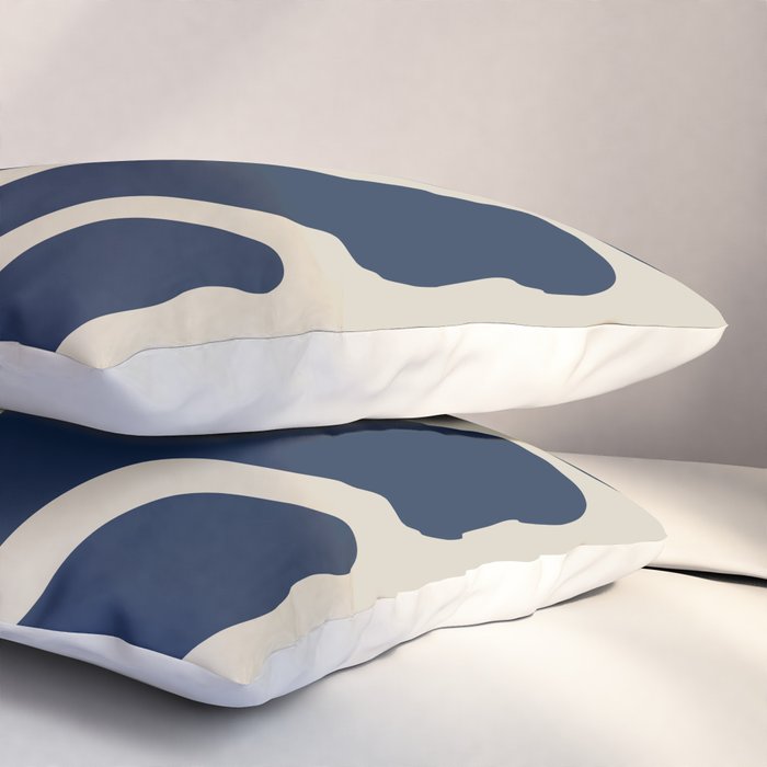 Day Bloom - Blue Pillow Sham Gallery Image 3