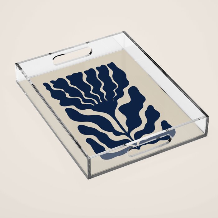 Day Bloom - Blue Acrylic Tray Gallery Image 1