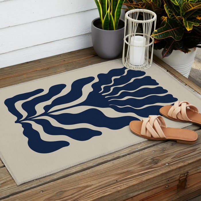 Day Bloom - Blue Outdoor Rug Gallery Image 2
