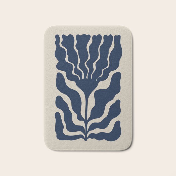 Day Bloom - Blue Bath Mat Gallery Image 1